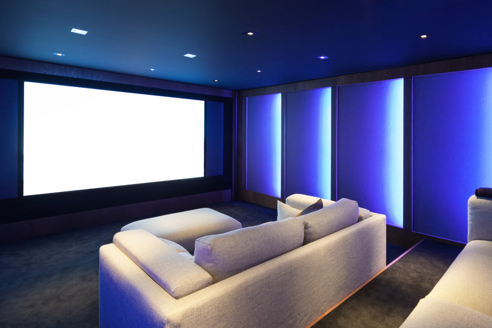 Home theater, luxury interior